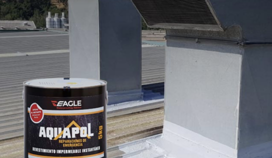 AQUAPOL: la solución instantánea de Eagle Group contra goteras y filtraciones, incluso en condiciones de lluvia intensa