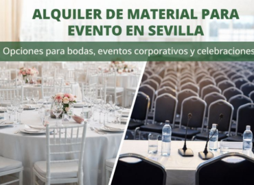 Alquileres Alemán: qué opciones existen de material para eventos en Sevilla y cómo elegir la más adecuada